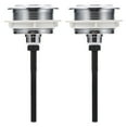 thumbnail image 2 of MasteelfCA 2pcs Closestool Tank Button Universal Tank Toilet Buttons Single Flush Push Button, 2 of 7