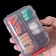 thumbnail image 4 of Mini Organizer Box with Airtight Seal, 10 Compartment Storage Case for Jewelry, Small Accessories, Travel Essentials, and Crafts, Clear Box with Lid for Easy Organization, 4 of 8