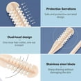 thumbnail image 4 of Bloame Nose Hair Trimmer, Bloame Nose Trimmer, 2-In-1 Nasal Hair Cutter, 2024 New Double Head Nostril Hair Remover Tool, 360°Rotating Nose Hair Trimmer with Ear Picker, 4 of 8