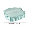 thumbnail image 3 of ufehgfjh up to 65% Off Cushions Lace Embroidery Pures Chair Pads Squares Sponge Pads Ruffle Cushions Can Be Washed, 3 of 5