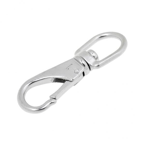 koolsoo 2-20pack 304 Stainless Steel Marine Boat Swivel Eye Quick Spring Snap Hook 1# 4 Pcs