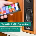 thumbnail image 3 of Altavoces de estantería Electrohome Berkeley 2.0 con amplificador integrado y controladores de 3 pulgadas para tocadiscos TV PC y transmisión de música inalámbrica con Bluetooth 5 RCA y Aux, 3 of 5