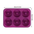 thumbnail image 3 of Molde Para Pasteles, 6 Cavidades, Silicona, Molde Para Hornear Donuts, Donut, Chocolate, 3 of 7