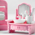 thumbnail image 3 of Juego De Muebles De En Miniatura Regalos Simulación Para Fiestas Niñas Baño Dormitorio+Juego De Muebles De En Miniatura, Simulación De Regalos Para CUTICAT none, 3 of 6