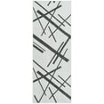 thumbnail image 2 of Unique Loom Outdoor Modern Collection Area Rug - Mikado (2' x 5' 3" Runner Black and White), 2 of 6