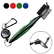 thumbnail image 2 of Ranuras De Cepillos Para Palos De Golf Con Tirolesa Retráctil Y Mosquetón Limpiador De Ranuras De Palos De Doble Cara Herramientas De Limpieza De Golf Guardurnaity OD009081-00, 2 of 7