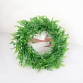 thumbnail image 4 of Fern Leaf Decorative Wreath - Natural Looking Faux Greenery for Indoor and Outdoor Use - Realistic Plant Decor for Year-Round Beauty Without Watering, 4 of 6