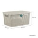 thumbnail image 3 of Kit 4 Cajas Organizadoras de Plástico Biodegradable Terragave  Tipo Rattan (Beige), 3 of 5
