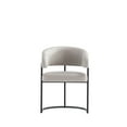 thumbnail image 6 of Manhattan Comfort Augusta Dining Chair with Metal Base in Light Grey, 6 of 9