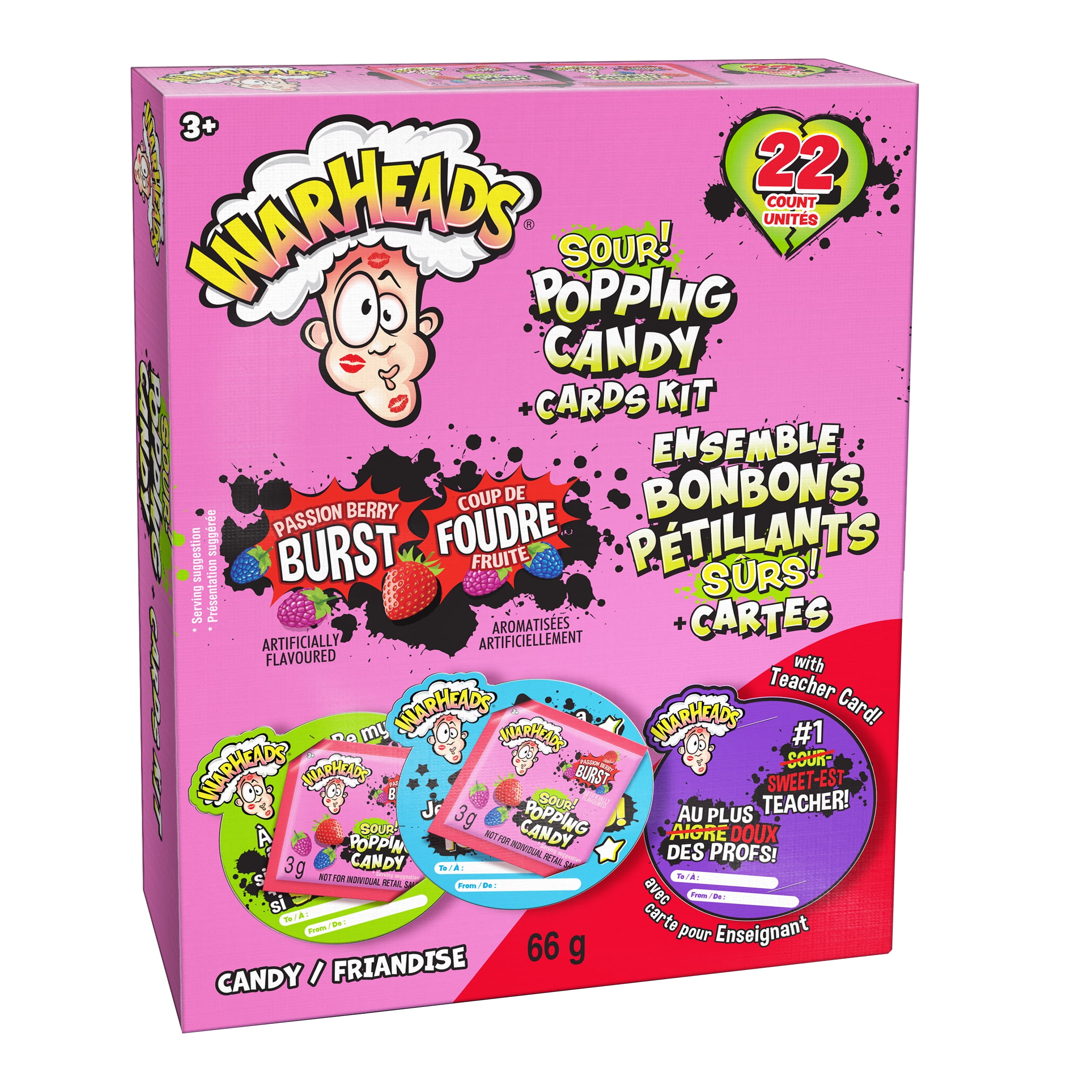 Warheads Sour Popping Candy Exchange kit