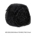 thumbnail image 2 of HEALEEP 1 Rouleau de Rivets en Forme pour Projets et Décorations DIY Noir 450X3.7in, 2 of 8