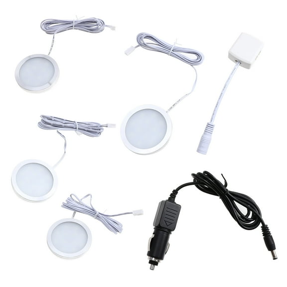 unbranded  4 PCS Closet Display Lamp Garage Lights Ceiling LED Sputnik White