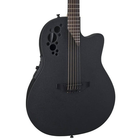 Ovation 1868TX Elite AA Spruce Acoustic-Electric Guitar Satin Black