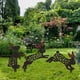 thumbnail image 4 of Estaca de silueta de conejo de Pascua-Estaca de sombra de conejo de decoración de jardín-Juego de combinaciones de conejo de 3 yardas de decoración al Sunnimix Estacas de conejo, 4 of 8