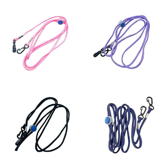 Windproof Hat Strap Clip, 8 Pcs Durable Nylon Glove Hat Holder Neck Strap With Drop Design Convenient Hang Around Accessory, Anti-Lost and Anti-Wind