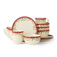 thumbnail image 1 of Lenox 894585 Holiday 12-Piece Dessert Set, Red & Green, 12 Count, Christmas Dinnerware, Hosting, 1 of 1