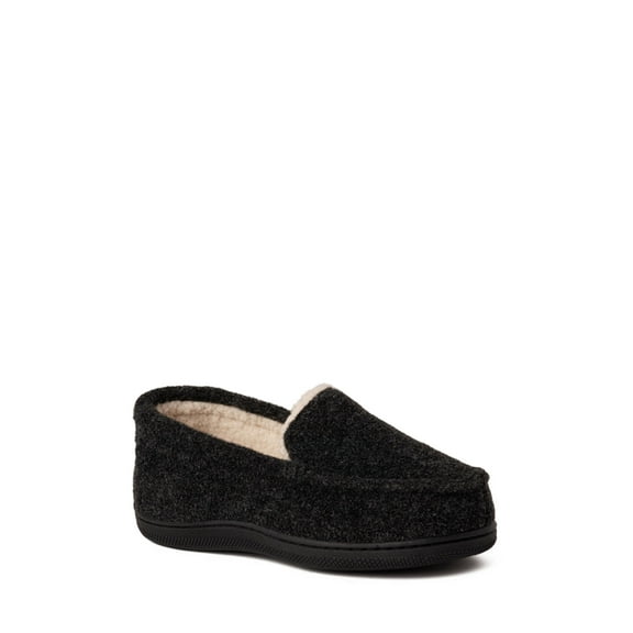 Dearfoams Kid's Amari Moccasin House Shoe Slipper