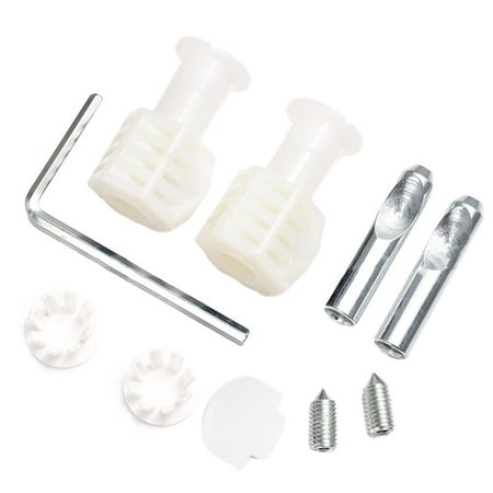 

SUNFEX Pair Of Zink Plated Fixing Bolts Kits For Wall Hung Toilet Connector Set with Mounting Hardware
