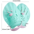 thumbnail image 3 of Ohmyroo Swim Hand Paddles with Adjustable Elastic Straps Strength Training Gear for All Ages, 3 of 6