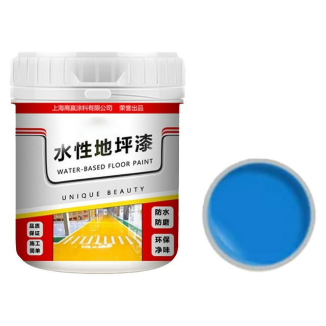 WRXMIJNHGSA Protection des Meubles à Moins de 10$ Peinture de Sol en Soie Dorée Époxy Peinture de Sol pour Garage Peinture de Sol à Base d'Eau Peinture de Sol à Base d'Eau (500ml)