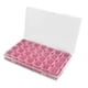 thumbnail image 3 of Wosthever Caja de joyería Contenedor de cuentas de plástico 56/28 Rejillas Collar de pendientes Caja organizadora de accesorios de joyería Suministros de limpieza para el hogar rosado, 3 of 6