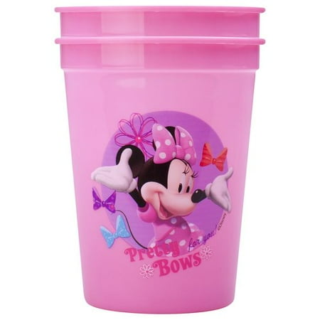 Zak Designs Disney Minnie Mouse Tumbler, 12 oz, 2-Pack