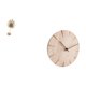 thumbnail image 5 of Escultura de hoja creativa nórdica, figura de metal, adorno abstracto para mesa, fiesta, hogar, reloj colgante de pared de madera maciza, decorativo,, 5 of 8
