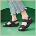 thumbnail image 2 of Summer New Velcro Lightweight Sports Comfortable Thick-soled Sandals, 2 of 5