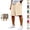 Blue, variant on Mfakffe Mens Casual Athletic Shorts Drawstring Elastic Waist Loose Fit Fashion Workout Shorts Lightweight Knee Length Walking Pants
