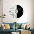 thumbnail image 2 of C-CRAFT Mid Century Minimalist Modern Wall Clock Silent 14 Inch for Living Room Wall Decor, 2 of 4