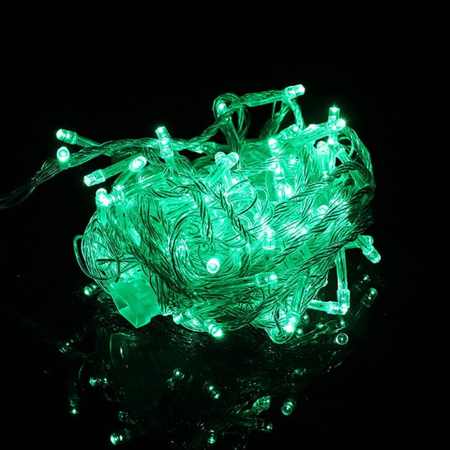 ZheElen Light String 100 LED 10m Fairy Lamp Starry Lighting Xmas Party Wedding Decoration US Plug, Green