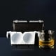 thumbnail image 3 of Transparent ice ball maker PP silicone reusable spherical cubes tray freezer makers mold tool crystal, 3 of 5