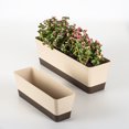 thumbnail image 4 of Kearding Maceta resistente a la intemperie para jardines de interior y exterior, jardinera suculenta, jardinera, jardines, flores de belleza, Type3 NO3, 4 of 6