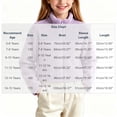 thumbnail image 4 of Falkdiz Girls Long Sleeve Shirts Warm Cropped Fleece Tops Outdoor Winter Solid Color Mock Neck Hoilday Zip-up for Girls School , Purple , Size: 13-14 Years, 4 of 8