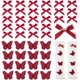 thumbnail image 1 of 30 imperdibles con forma de broche para calcetines, 20 parches bordados de mariposas para ropa., 1 of 6