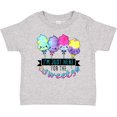 thumbnail image 3 of Inktastic I'm Just Here for the Sweets with Spun Sugar Candy Boys or Girls Baby T-Shirt, 3 of 5