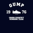 thumbnail image 2 of Men's Forrest Gump Cross Country Running Team  Graphic Tee Navy Blue Large, 2 of 5