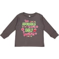 thumbnail image 3 of Inktastic Too Adorable to Wear Ugly Sweaters Boys or Girls Long Sleeve Toddler T-Shirt, 3 of 5