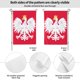 thumbnail image 2 of Bandera de la selección nacional de fútbol de Polonia (31,7 x 45,7 cm), 2 of 5