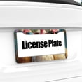 thumbnail image 4 of Chicken Funny Party Car License Plate Frame Aluminum Decorative Auto Tag License Plates Holder 2 Holes, 4 of 6