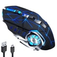 thumbnail image 1 of QUTETN Wireless Gaming Mouse with Buttons on the Side Rechargeable Computer Mice with Light, 1 of 7
