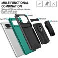 thumbnail image 5 of Allytechgroup for Google Pixel 9 / 9 Pro Case with Belt Clip Holster, Slim Phone Not Hot/Fast Heat Dissipation Case with Kickstand Military Grade Drop Protection for Google Pixel 9 / 9 Pro, Darkgreen, 5 of 15