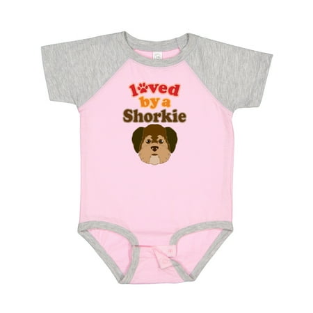 

Inktastic Shorkie Dog Shih Tzu Yorkie Gift Baby Boy or Baby Girl Bodysuit