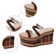 thumbnail image 4 of MKLEKYY Sandalias Comodas = Sandalias de Tacón Alto Con Pendiente para Mujer Sandalias de Boca de Pez de Moda para Mujer Sandalias de Dama Zapatillas de Mujer, 4 of 4