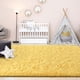 thumbnail image 4 of Alfombra FlyDoit de 152 x 244 cm, peluche peludo amarillo, 4 of 9