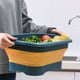 thumbnail image 2 of Inteprter Fregadero móvil colgante con asas laterales, cesta de verduras plegable, palillos plegables y colgantes Cocina y Comedor Azul, 2 of 6