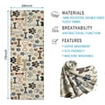 thumbnail image 2 of Paw Prints and Bones Hot Yoga Mat Towel Non Slip for Hot Yoga - Quick-Drying Yoga Mat Cover with 4 Corner Pockets with Travel Bag - Hot Yoga Towel Non Slip Grip Moisture Wicking Sweat 70"x26", 2 of 6