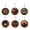 Mixed Colors, variant on 6Pcs Christmas Wooden Ornaments DIY Pearl Diamond Painting Kit, Handmade Xmas Tree Decor for Holiday Craft Projects 01