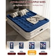 thumbnail image 2 of Queen Size Air Mattress with Built-in Pump, 18" Raised Blow Up Mattress, Fast 3-Min Inflation, Portable Leak-Proof Air Bed for Guests, Camping, Moving & Home, 2 of 8
