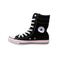 thumbnail image 3 of Converse Chuck Taylor Hi Rise Xtra High Black/White Women's 549587F Size 6 Medium, 3 of 4